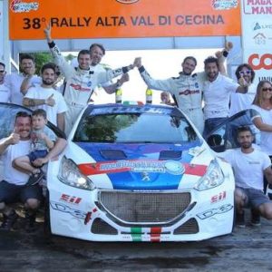 L’EQUIPAGGIO SENIGAGLIESI-MORGANTI DOMINA LA 38 EDIZIONE DEL RALLY ALTA VAL DI CECINA