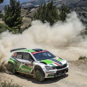 SACNDOLA -D'AMORE FERMATI DA UN MANICOTTO AL RALLY ITALIA SARDEGNA