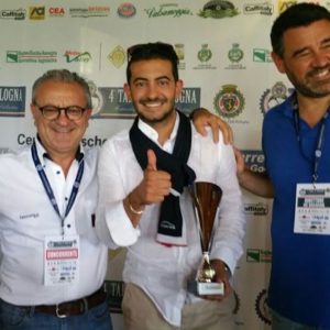 FRANCESCO E GIUSEPPE DI PIETRA SU FIAT 508 DAVANTI A TUTTI ALLA TARGA AC BOLOGNA