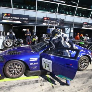Almost 70 cars on track during the Official Test Day of the Total 24 Hours of Spa