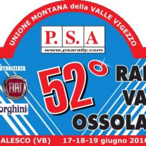 52° RALLY VALLI OSSOLANE.