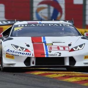 Andrea Fontana e Lorenzo Veglia sul podio di Spa nel quarto appuntamento del Lamborghini Blancpain