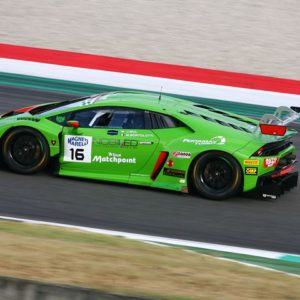 BORTOLOTTI-MUL (LAMBORGHINI HURACAN-IMPERIALE RACING) SI IMPONGONO IN GARA-2 NELLA CLASSE SUPER GT 3