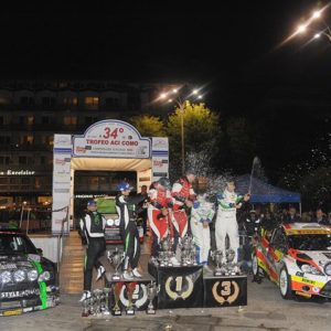 LANCIATO IL 35.RALLY TROFEO ACI COMO DEL CAMPIONATO ITALIANO WRC 2016