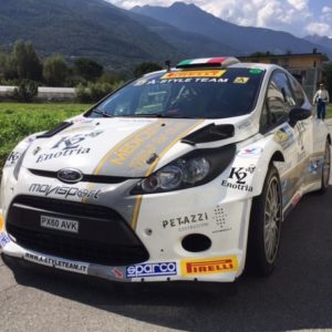 DAVIDE MEDICI E L'A-STYLE TEAM AI PIEDI DEL PODIO AL RALLY COPPA VALTELLINA