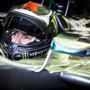 JORGE LORENZO DRIVES  THE MERCEDES F1 W05 HYBRID