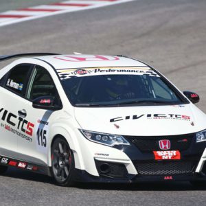 ROBERTO COLCIAGO, SULLA HONDA CIVIC TCS NELL'ULTIMO ROUND DEL CAMPIONATO ITALIANO TURISMO.