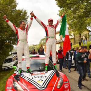 GIANDOMENICO BASSO E LORENZO GRANAI SONO CAMPIONI D'ITALIA RALLY 2016