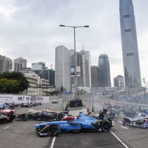 Renault e.dams win Hong Kong ePrix