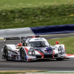 The LM P3 champions in the ELMS receive their prize