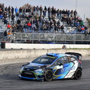 SIMONE MIELE FA MALE BASSA AL PAVIA RALLY CIRCUIT