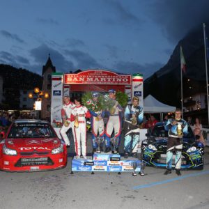 CAMPIONATO ITALIANO WRC. VETRINA TRICOLORE A SAN MARTINO DI CASTROZZA