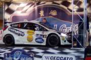 ANDREA LOVISETTO E CHRISTIAN CRACCO LEADER DOPO LA PS 1 AL RALLY DEL GRIFO