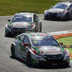 Honda on the front row in Italy