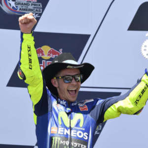 ROSSI BACK ON TOP OF THE WORLD AFTER TEXAN MotoGP