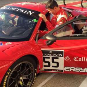 Weekend “nero notte” per Lorenzo Casè nella Blancpain GT Sprint sul circuito di Misano