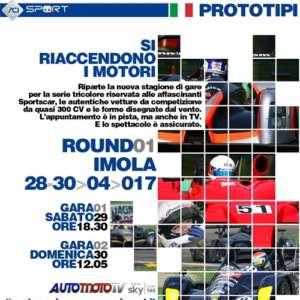 Da domani ad Imola il weekend inaugurale per la nuova stagione di gare del Campionato Italiano Sport Prototipi.