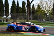 Le Lamborghini Huracan di Beretta-Frassineti e Agostini-Zampieri dominano a Imola le prime prove libere del Campionato Italiano Gran Turismo 2017