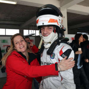 Georgia’s hero Davit Kajaia claims pole position  in the Romeo Ferraris-built the Alfa Romeo Giulietta