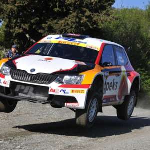 Massimiliano Tonso e Silvio Stefanelli al via del 24° Rally dell'Adriatico