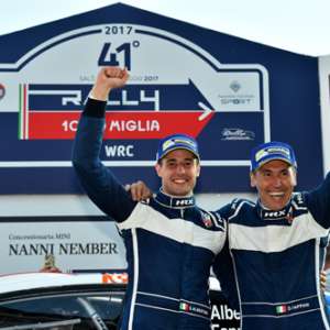 41. Rally 1000 Miglia- Vittoria di Albertini-Fappani sul lungolago di Salò