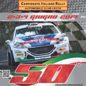Il Rally del Salento festeggia la cinquantesima edizione con il ritorno nel Campionato italiano Assoluto.