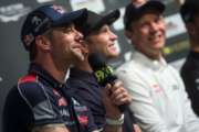 LYDDEN HILL RALLYCROSS: SÉBASTIEN LOEB AT THE FOOT OF THE PODIUM