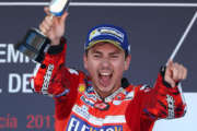 LORENZO SAVOURS SWEETEST CHAMPAGNE TASTE WITH FIRST DUCATI PODIUM