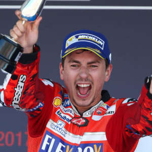 LORENZO SAVOURS SWEETEST CHAMPAGNE TASTE WITH FIRST DUCATI PODIUM