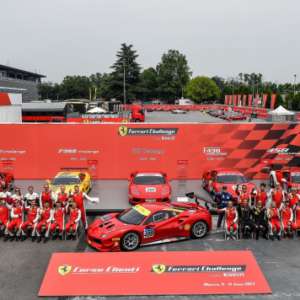 Grazie al Challenge divampa a Monza la passione Ferrari