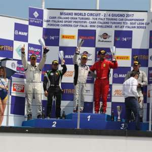 Pisani-Palazzo, due podi a Misano e la leadership della classe GT Cup per Eugenio Pisani