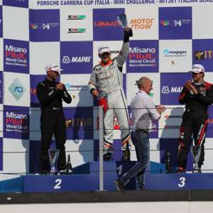 Misano, Gara 1. Nicola Baldan (Seat) conquista la prima vittoria in palio nel secondo round stagionale del TCR Italy.