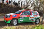 GIANESINI AL RALLY DI ALBA SU RENAULT CLIO N3
