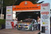 FRANCESCO PAOLINI NELLA "TOP FIVE" DEL RALLY ALTA VAL DI CECINA