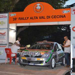 FRANCESCO PAOLINI NELLA "TOP FIVE" DEL RALLY ALTA VAL DI CECINA