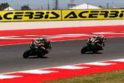 La coppia Kawasaki punta alla vittoria a Laguna