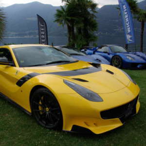 Ferrari F12tdf reginetta di Cars & Coffee a Lugano 2017