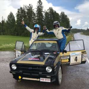 CALZOLARI-STEFANELLI  3° POSTO ASSOLUTO AL LAHTI HISTORIC RALLY IN FINLANDIA