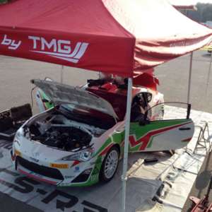 Giornata di test per Riccardo Canzian e Matteo Nobili in vista del Barum Czech Rally Zlin