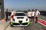 Ad Imola la V-Action Racing Team debutta nel TCR Italy con due Alfa Romeo Giulietta della Romeo Ferraris.