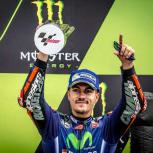 VIÑALES BACK IN THE CHAMPAGNE SPRAY AT MONSTER ENERGY GRAND PRIX OF CZECH REPUBLIC