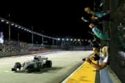 HAMILTON LOCKS IN 60TH GRAND PRIX WIN IN SINGAPORE