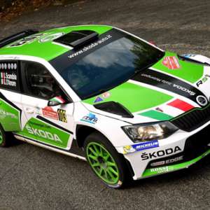 Secondo posto per ŠKODA Fabia R5 di Scandola e D'Amore al Rally Roma Capitale