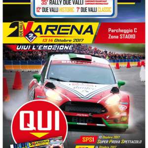 In vendita i biglietti per la Rally Due Valli Arena