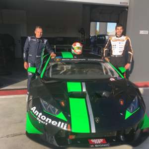 Test per Paolo De Conto sulla Lamborghini Huracan dell'Antonelli Motorsport