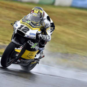 Tom Lüthi meilleur temps des premiers essais sous la pluie du Japon
