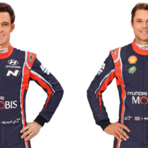 Thierry Neuville e Andreas Mikkelsen al Monster Energy Monza Rally Show