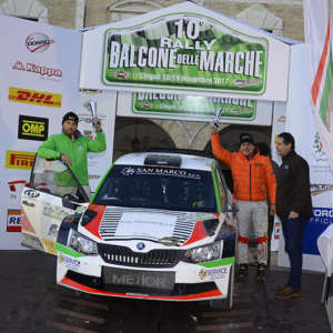 MARCO GIANESINI NELLA TOP TEN DEL 10° RALLY BALCONE DELLE MARCHE