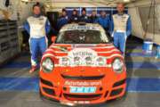 PORSCHE R GT AUTORLANDO SPORT TERZA AL MONZA RALLY SHOW CON MENGOZZI SCHIUMARINI.