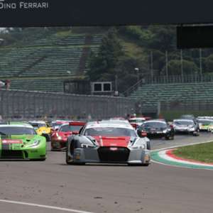 Baruch-Fässler (Audi R8 LMS) vincono ad Imola gara-2 del primo appuntamento del Campionato Italiano Gran Turismo 2018